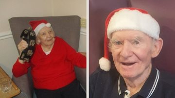 Festive cheer brings joy to Glasgow care home Residents